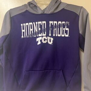 Purple and Gray TCU Horned Frogs Hoodie